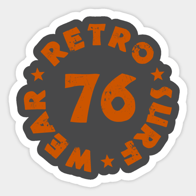 Retro Surf Wear Sticker by RetroSurfWear